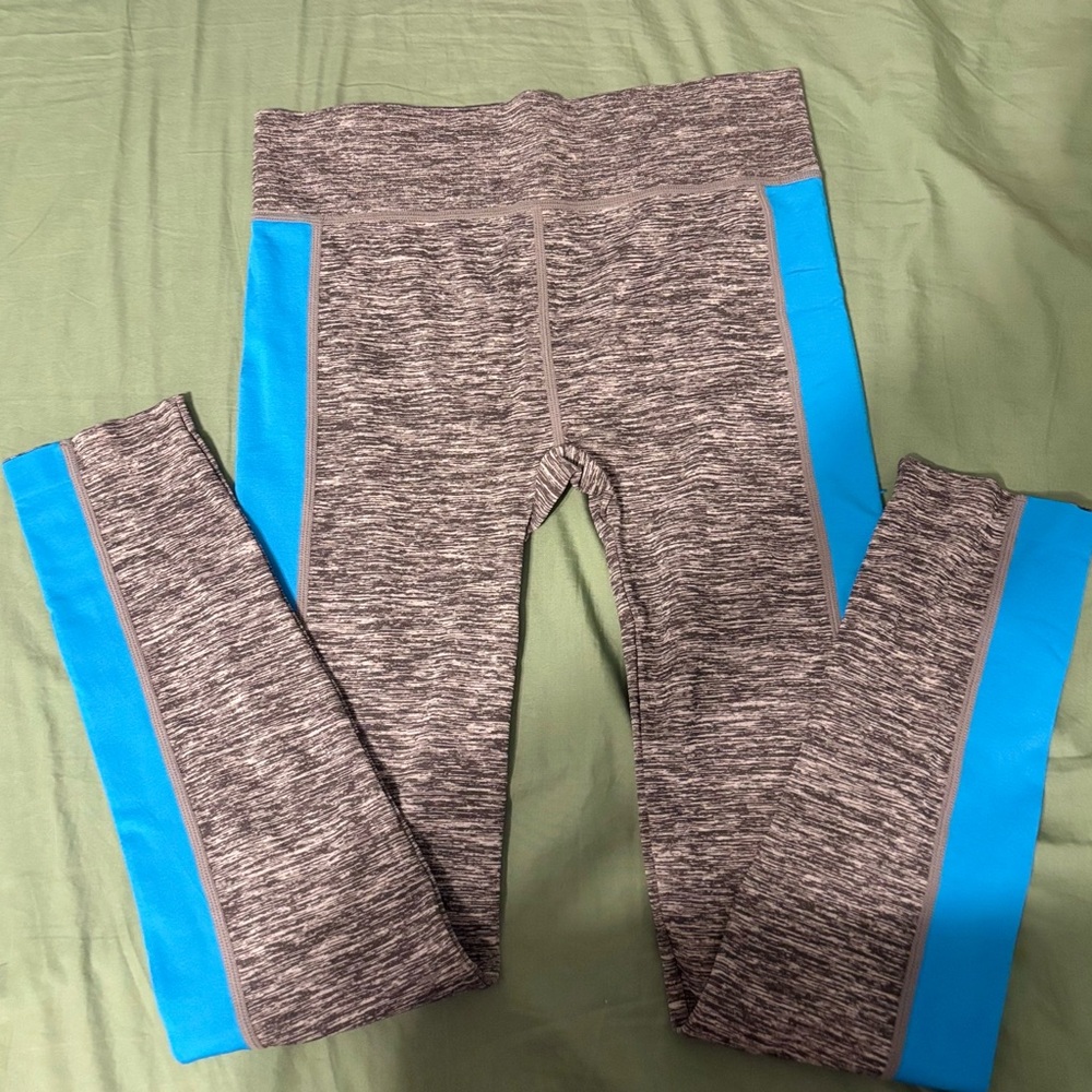 Women’s Gray and Blue Leggings